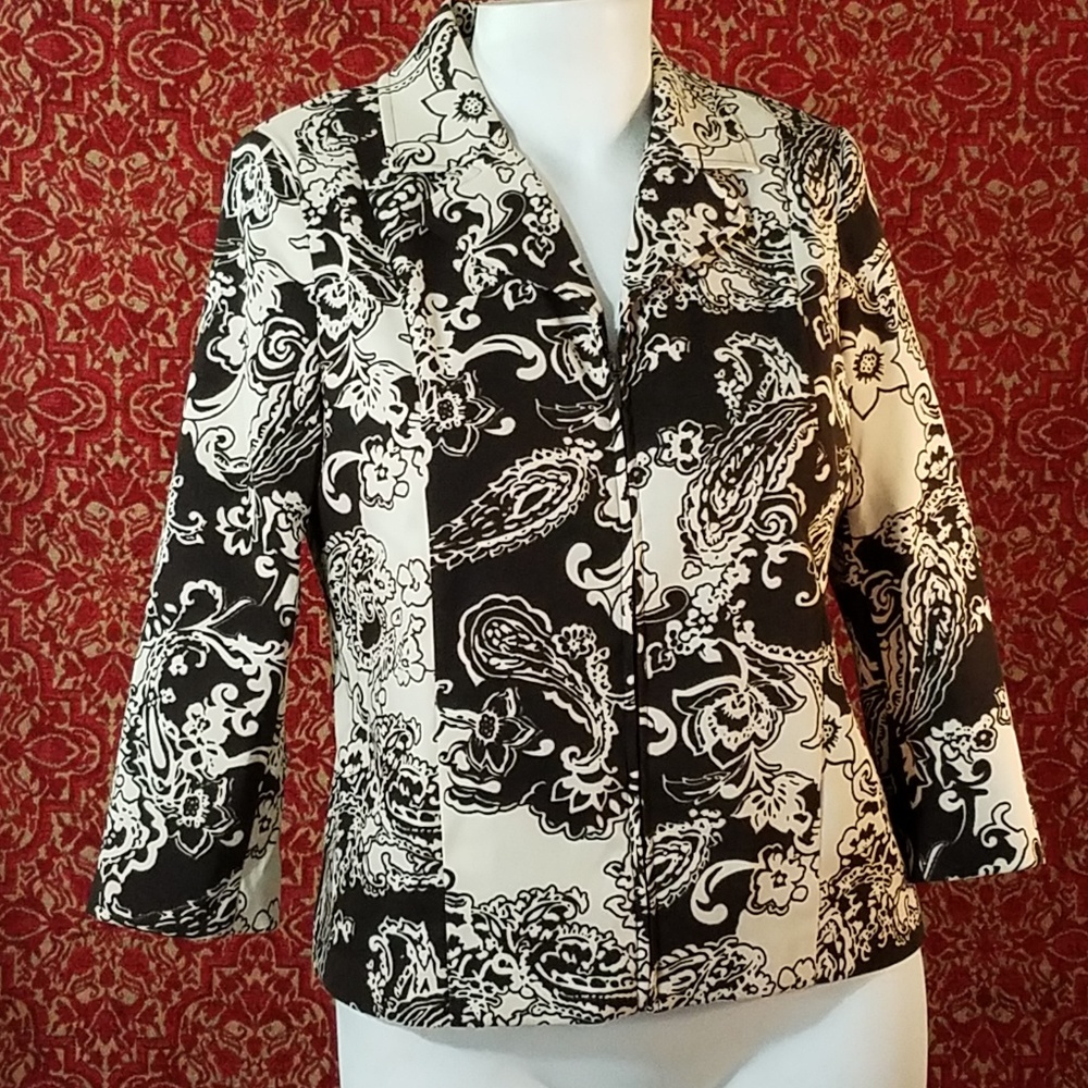 MOLLY & MAX brown print Jacket L ✨